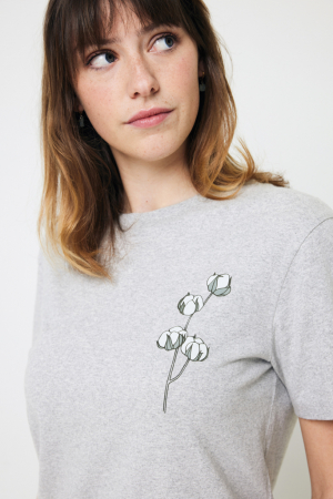 Tricou unisex IQONIQ Manuel, bumbac reciclat si organic, nevopsit, 180 GSM [8]