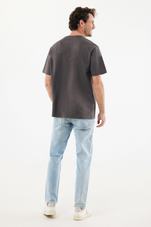 Tricou unisex IQONIQ Nikko, bumbac organic si reciclat, modern fit, 220 GSM [12]