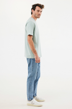 Tricou unisex IQONIQ Nikko, bumbac organic si reciclat, modern fit, 220 GSM [6]