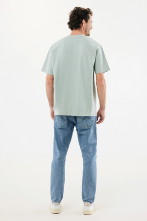 Tricou unisex IQONIQ Nikko, bumbac organic si reciclat, modern fit, 220 GSM [7]