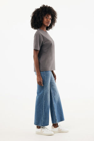 Tricou unisex IQONIQ Nikko, bumbac organic si reciclat, modern fit, 220 GSM [6]