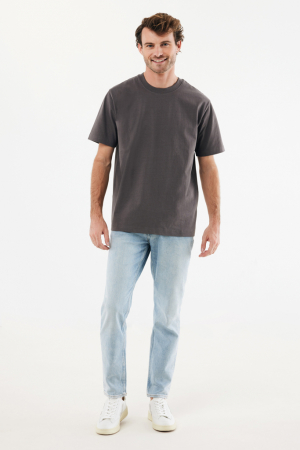 Tricou unisex IQONIQ Nikko, bumbac organic si reciclat, modern fit, 220 GSM [10]