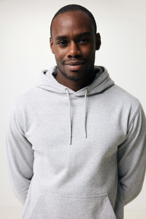 Hanorac unisex IQONIQ Rila, bumbac organic si reciclat, croiala moderna, 280 GSM [15]