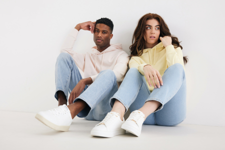 Hanorac unisex IQONIQ Rila, bumbac organic si reciclat, croiala moderna, 280 GSM [11]