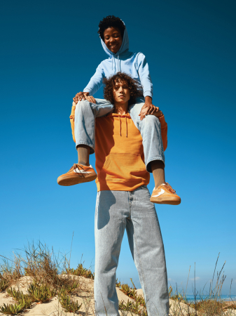 Hanorac unisex IQONIQ Rila, bumbac organic si reciclat, croiala moderna, 280 GSM [19]