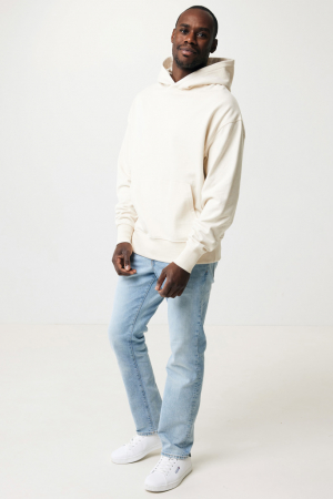 Hanorac unisex IQONIQ Rila, bumbac organic si reciclat, croiala moderna, 280 GSM [14]