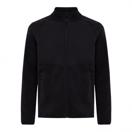 Bluza fleece unisex IQONIQ Talung, poliester reciclat, fermoar complet, 240 GSM [1]