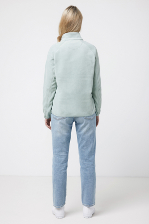 Bluza fleece unisex IQONIQ Talung, poliester reciclat, fermoar complet, 240 GSM [10]