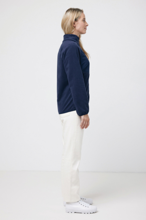 Bluza fleece unisex IQONIQ Talung, poliester reciclat, fermoar complet, 240 GSM [9]