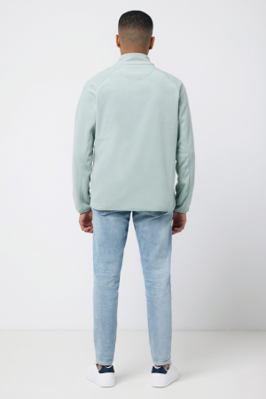 Bluza fleece unisex IQONIQ Talung, poliester reciclat, fermoar complet, 240 GSM [13]