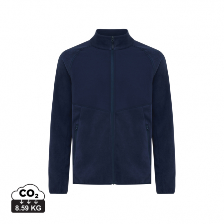 Jachete - Bluza fleece unisex IQONIQ Talung, poliester reciclat, fermoar complet, 240 GSM