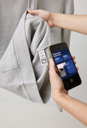 Hanorac unisex IQONIQ Torres, bumbac organic si reciclat, nedecolorat, croiala clasica, 340 GSM [42]