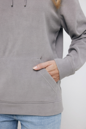 Hanorac unisex IQONIQ Trivor, microfleece din poliester 100% reciclat, croiala medie, 240 GSM [21]