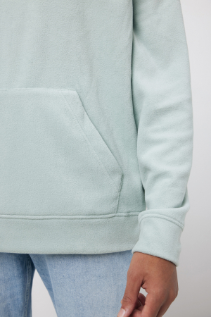 Hanorac unisex IQONIQ Trivor, microfleece din poliester 100% reciclat, croiala medie, 240 GSM [15]