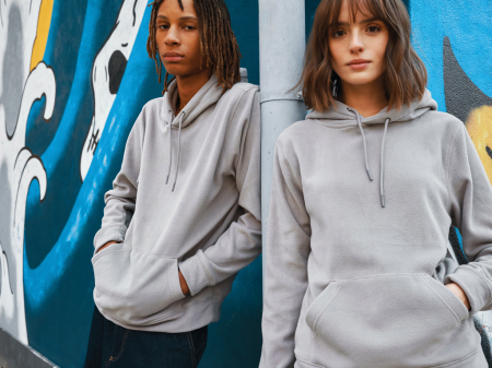 Hanorac unisex IQONIQ Trivor, microfleece din poliester 100% reciclat, croiala medie, 240 GSM [30]