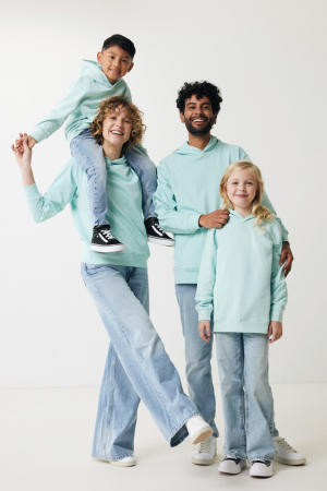 Hanorac copii IQONIQ Yengo, bumbac organic si reciclat, cu buzunare laterale [19]