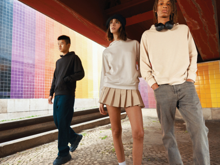 Hanorac unisex IQONIQ Yengo, bumbac organic si reciclat, buzunare laterale, 280 GSM [38]