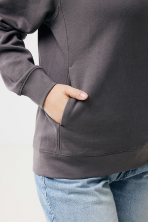 Hanorac unisex IQONIQ Yengo, bumbac organic si reciclat, buzunare laterale, 280 GSM [11]