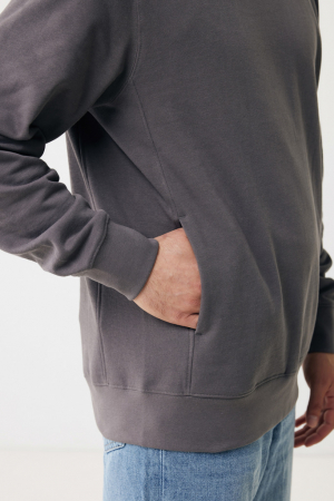 Hanorac unisex IQONIQ Yengo, bumbac organic si reciclat, buzunare laterale, 280 GSM [17]