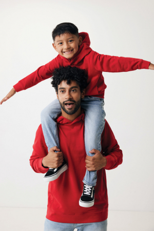 Hanorac unisex IQONIQ Yengo, bumbac organic si reciclat, buzunare laterale, 280 GSM [14]