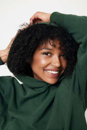 Hanorac unisex IQONIQ Yoho, bumbac organic si reciclat, croiala relaxata, 340 GSM [13]