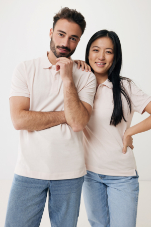 Tricou polo unisex IQONIQ Yosemite, bumbac organic si reciclat, 220 GSM, medium fit [4]