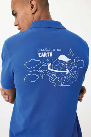 Tricou polo unisex IQONIQ Yosemite, bumbac organic si reciclat, 220 GSM, medium fit [6]