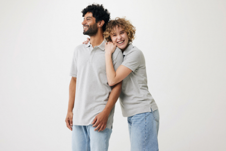 Tricou polo unisex IQONIQ Yosemite, bumbac organic si reciclat, 220 GSM, medium fit [27]