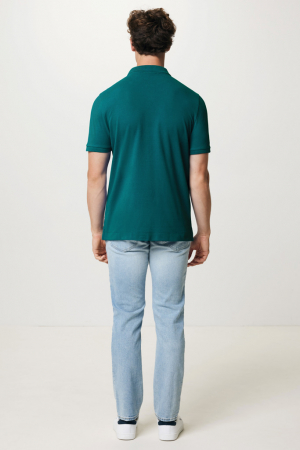 Tricou polo unisex IQONIQ Yosemite, bumbac organic si reciclat, 220 GSM, medium fit [5]