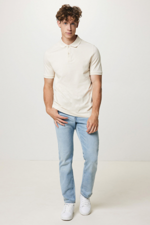 Tricou polo unisex IQONIQ Yosemite, bumbac organic si reciclat, 220 GSM, medium fit [10]