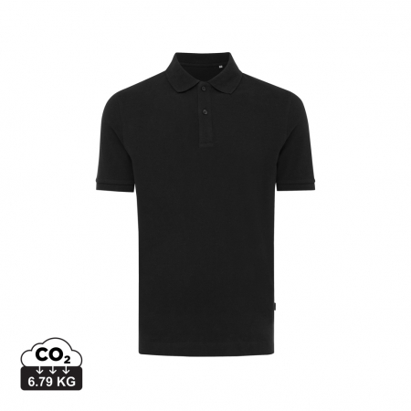 Tricouri - Tricou polo unisex IQONIQ Yosemite, bumbac organic si reciclat, 220 GSM, medium fit