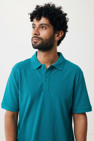 Tricou polo unisex IQONIQ Yosemite, bumbac organic si reciclat, 220 GSM, medium fit [14]