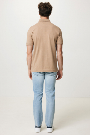 Tricou polo unisex IQONIQ Yosemite, bumbac organic si reciclat, 220 GSM, medium fit [11]