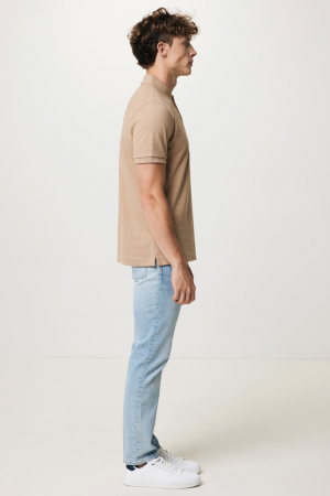 Tricou polo unisex IQONIQ Yosemite, bumbac organic si reciclat, 220 GSM, medium fit [10]