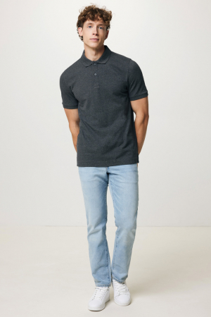 Tricou polo unisex IQONIQ Yosemite, bumbac organic si reciclat, 220 GSM, medium fit [8]