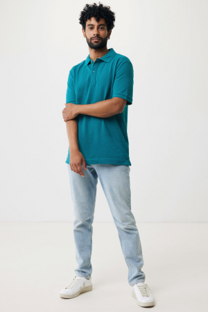 Tricou polo unisex IQONIQ Yosemite, bumbac organic si reciclat, 220 GSM, medium fit [11]