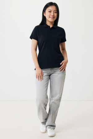Tricou polo dama IQONIQ Yosemite, bumbac organic si reciclat, 220 GSM, medium fit [4]