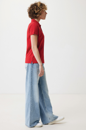 Tricou polo dama IQONIQ Yosemite, bumbac organic si reciclat, 220 GSM, medium fit [7]