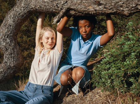 Tricou polo dama IQONIQ Yosemite, bumbac organic si reciclat, 220 GSM, medium fit [11]