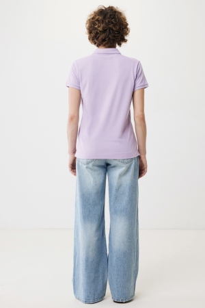 Tricou polo dama IQONIQ Yosemite, bumbac organic si reciclat, 220 GSM, medium fit [6]