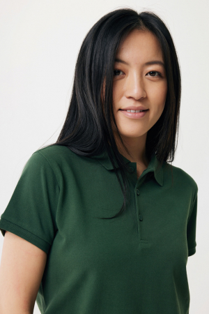 Tricou polo dama IQONIQ Yosemite, bumbac organic si reciclat, 220 GSM, medium fit [8]