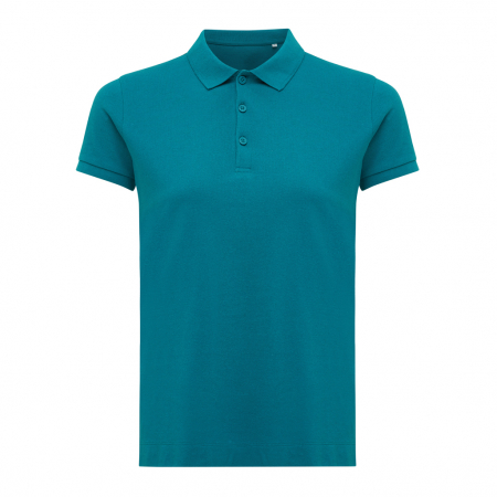 Tricou polo dama IQONIQ Yosemite, bumbac organic si reciclat, 220 GSM, medium fit [1]