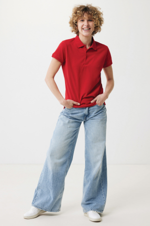 Tricou polo dama IQONIQ Yosemite, bumbac organic si reciclat, 220 GSM, medium fit [4]