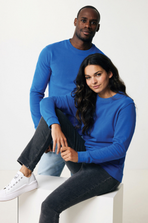 Bluza unisex IQONIQ Zion, bumbac organic si reciclat, guler rotund, 340 GSM [4]