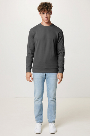 Bluza unisex IQONIQ Zion, bumbac organic si reciclat, guler rotund, 340 GSM [7]