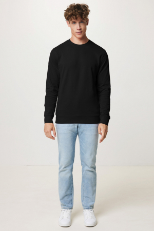 Bluza unisex IQONIQ Zion, bumbac organic si reciclat, guler rotund, 340 GSM [11]