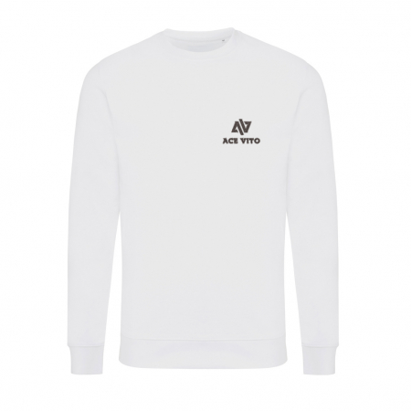 Bluza unisex IQONIQ Zion, bumbac organic si reciclat, guler rotund, 340 GSM [4]