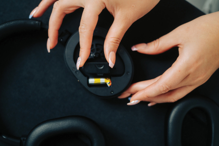 Casti wireless Urban Vitamin Irvine RCS din policarbonat reciclat, ANC/ENC, 40h autonomie [24]