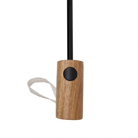 Umbrela mini automata Kaycey AWARE RPET cu maner acacia 21” [4]