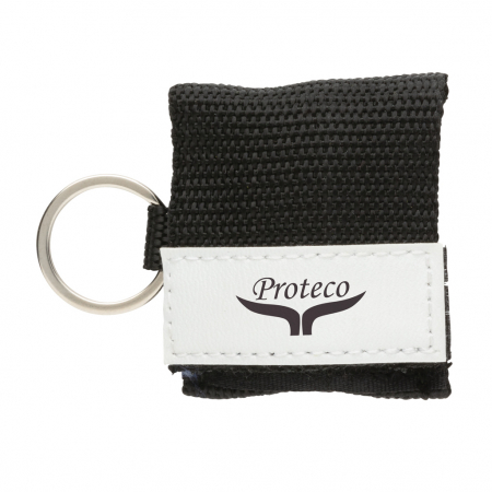 Masca CPR portabila pe breloc, cu valva unisens si husa textila [4]